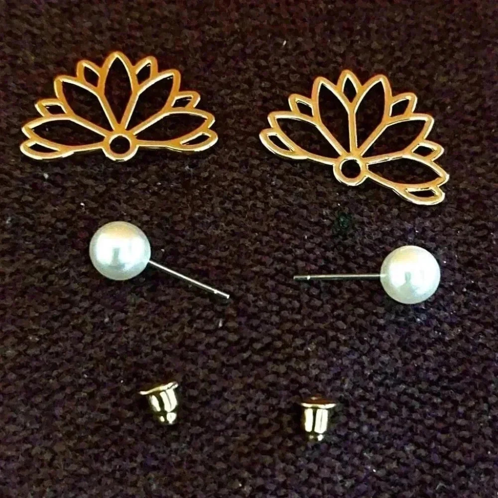 Flower hot vintage cute Earring - Picture 2 of 2